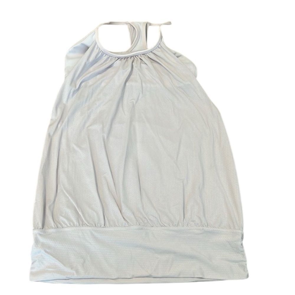Lululemon size small sleeveless blush workout top built in bra GUC